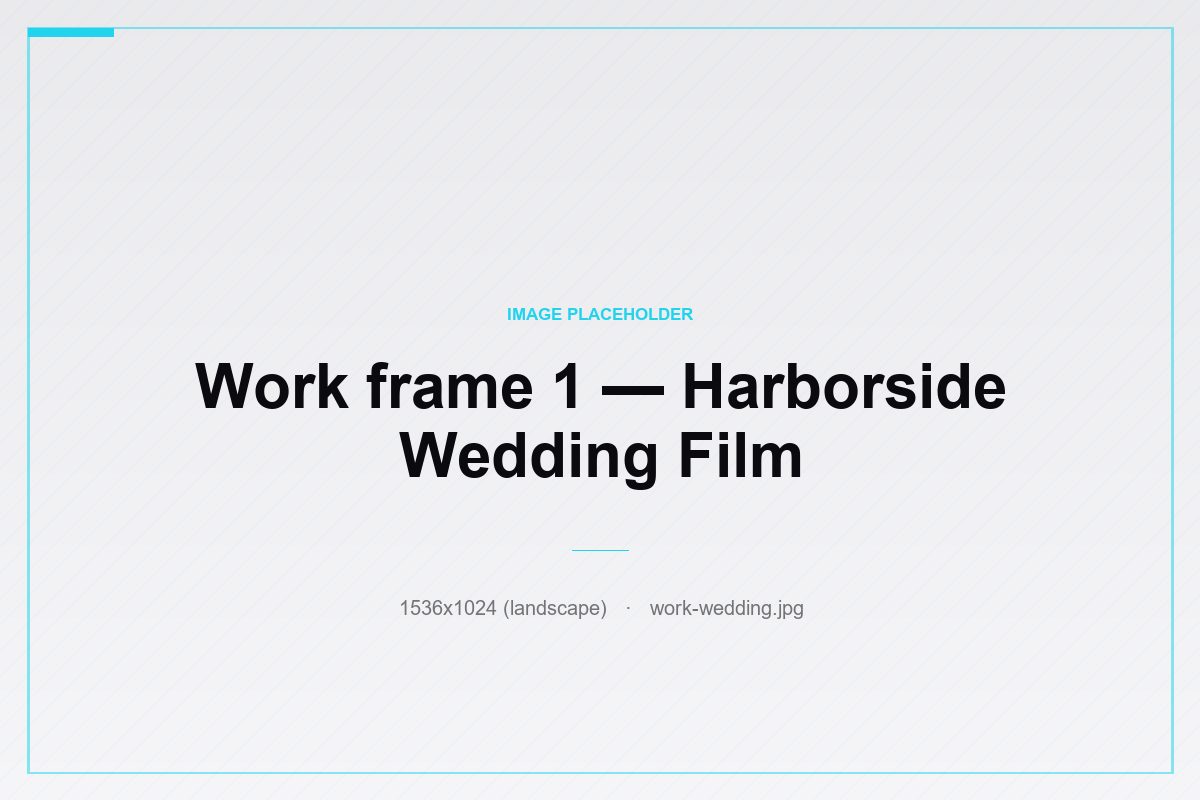 Harborside Wedding Film